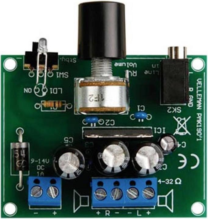 Immagine prodotto Whadda Amplificatore 2x5W per lettore MP3 (Amplificatore)