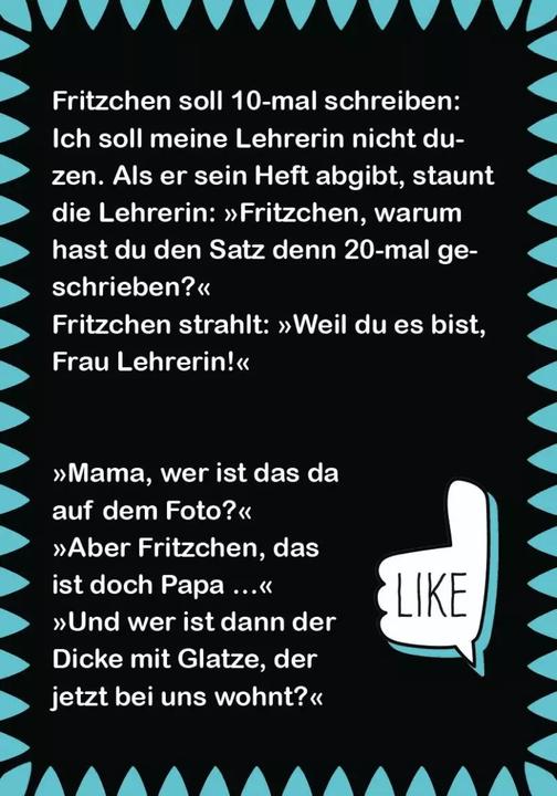 Produktbild Fritzchen-Witze zum Kaputtlachen (Deutsch, Ute Löwenberg, 2020)
