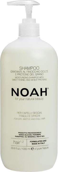 Immagine prodotto Noah 1.2 Shampoo Idratante con Finocchio Dolce e Proteine del Grano 1000ml - Made in Italy - Cruelty (1000 ml)