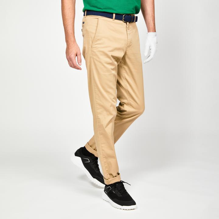 Image du produit Inesis Pantalon de golf en coton pour hommes - MW500 beige (W42/L33)