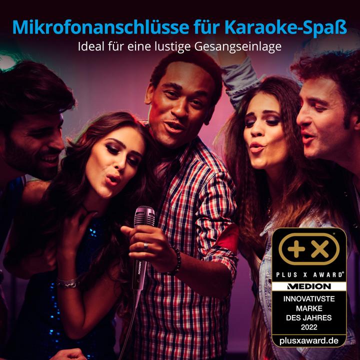 Produktbild Medion MD 44468 Partylautsprecher schwarz (15 h, Netzbetrieb, Akkubetrieb)