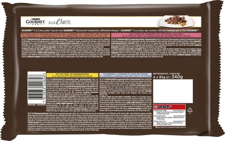 Produktbild Gourmet A la Carte Chefs Fantasies (Adult, 4 Stk., 85 g)