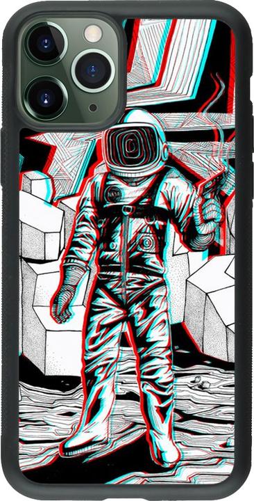 Produktbild PhoneLook Hülle Silikon schwarz Anaglyph Astronaut (Apple iPhone 11 Pro)