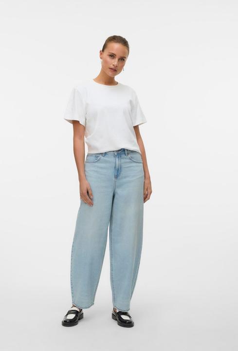 Actual product image Vero Moda VMBILLIE Hohe Taille Barrel Fit Jeans Mom Jeans (W25/L30)