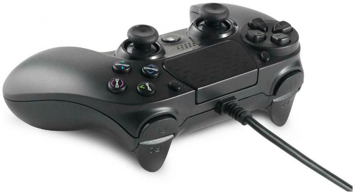 Actual product image Spartan Gear PS4 Controller Hoplite wired black compatible with PC and PS-4 (PS4, PC)