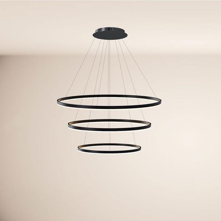 Produktbild s.luce Hängelampe Ring Gold Ø 120 | 100 | 80cm