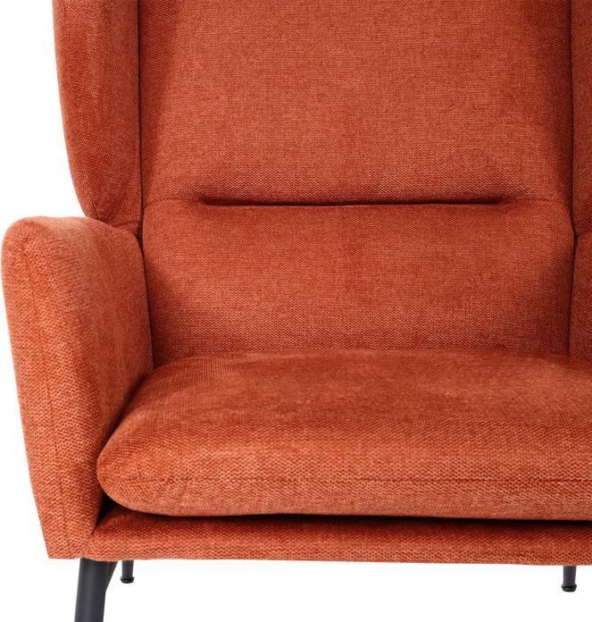 Produktbild Mendler Lounge-Sessel HWC-L62, Stoff/Textil Metall - terracotta-braun