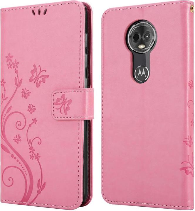 Productafbeelding Cadorabo Bloemen Boekomslag (Motorola Moto E5 Plus)
