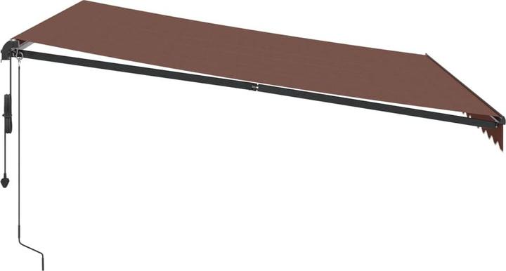 Produktbild VidaXL Markise Gelenkarmmarkise Sonnenmarkise Automatisch Braun 400x350cm (4 m)