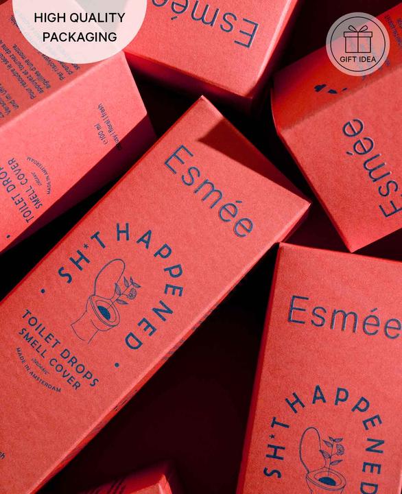 Actual product image Esmée Toilet Drops - Smell Cover Sh*t Happened