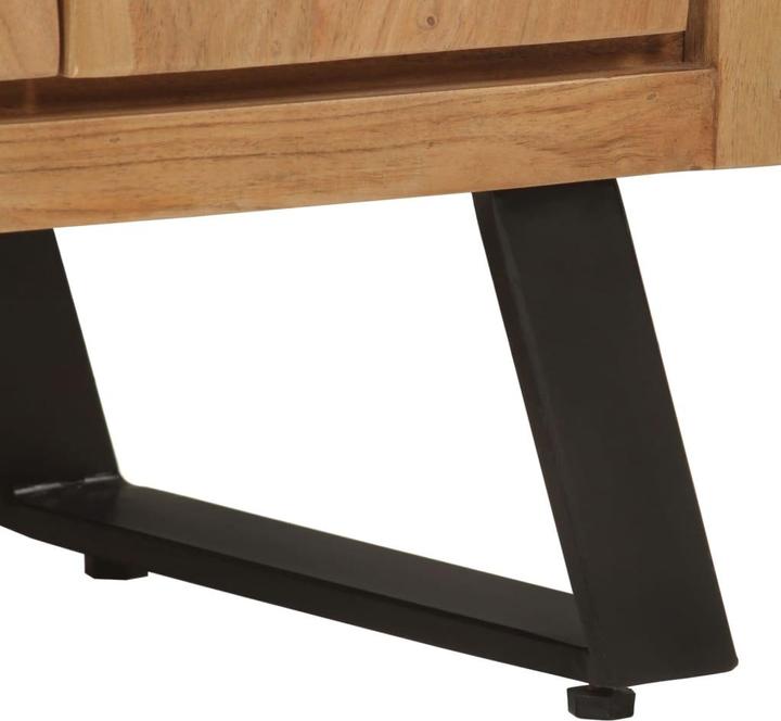 Actual product image VidaXL Sideboard 2 doors chest of drawers living room cabinet sideboard solid wood acacia