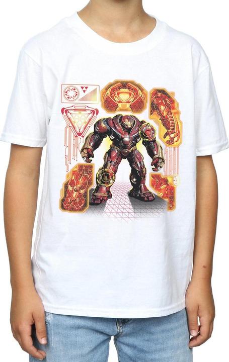 Image du produit - T-shirt AVENGERS INFINITY WAR HULKBUSTER BLUEPRINT - Garçon (152, 158)