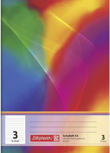 Quaderno A5 16 fogli righello misura 3 (A5, Rigatura speciale)