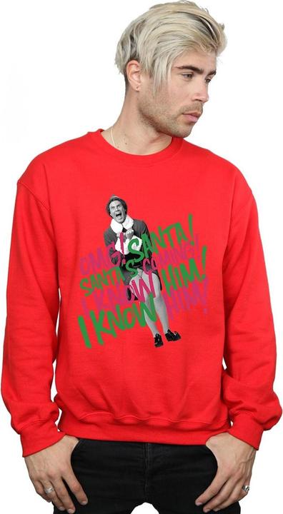 Produktbild Elf Santa's Coming Sweatshirt (M)