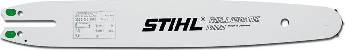 Produktbild Stihl 30050083409 Führungsschiene Rollomatic Mini 35cm, 1.1mm, 1/4 (Kettensäge, Kettensäge Schwert)