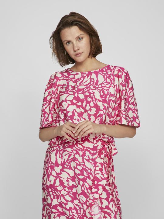 Actual product image Vila Round neck top with short sleeves (34)