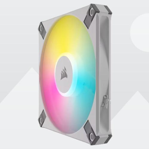 Actual product image Corsair iCUE AF120 RGB Slim 2er wh 120mm CO-9050165-WW (120 mm, 2 x)