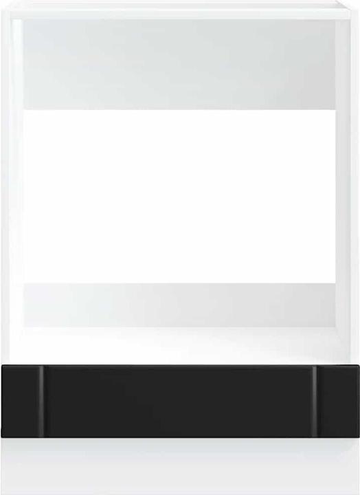 Actual product image VidaXL Built-in oven unit Lucca Black Wood-based oven unit (60 x 46 x 81.5 cm)