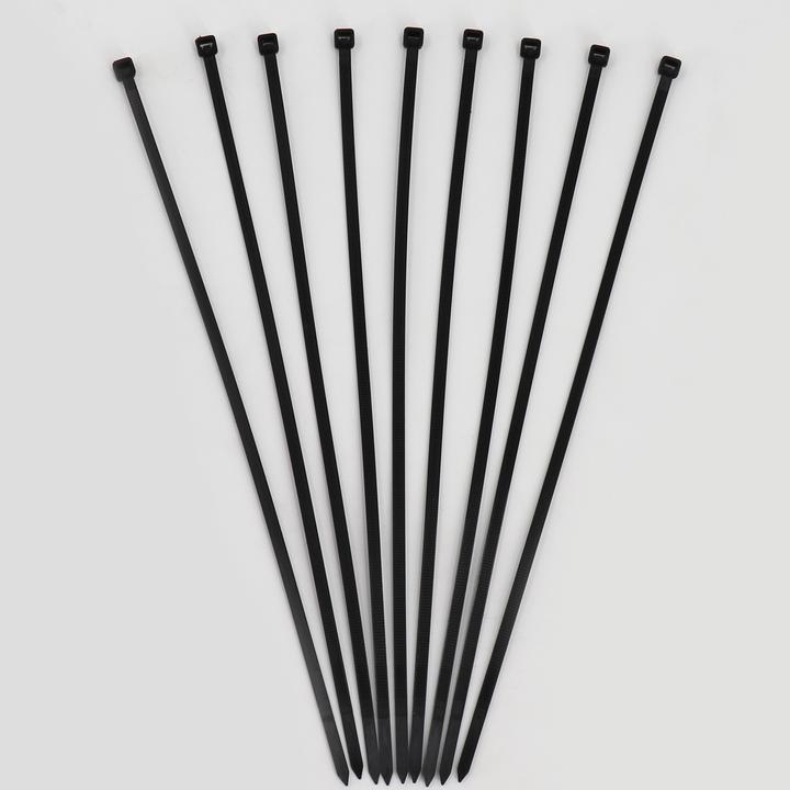 Actual product image Aquagart 600 Kabelbinder 300mm x 4,8mm für Schattiernetz Zaunblende Tennisblende Bauzaun