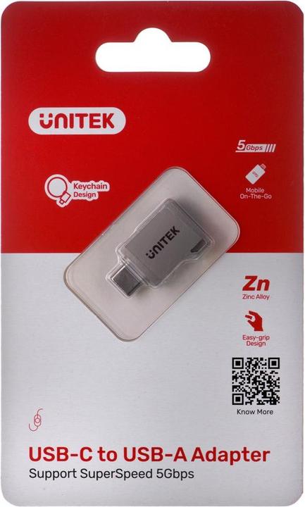 Actual product image Unitek ADAPTER USBCUSBA 31 GEN1 MF A1025GNI (0.02 m, USB 2.0, USB 1.1)