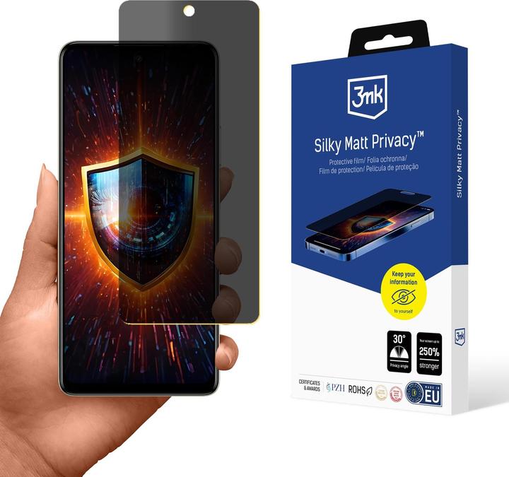 Produktbild 3MK Folia ochronna prywatyzujÄ ca matowa Silky Matt Privacy na Tecno Spark 20 Pro (Tecno Spark 20 Pro)