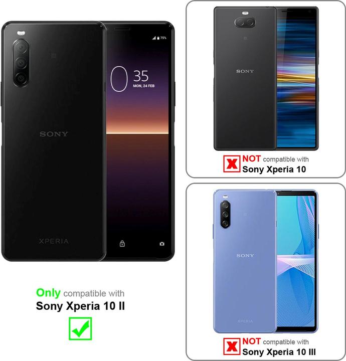 Image du produit Cadorabo Book avec fonction stand Cover (Sony Xperia 10 II)