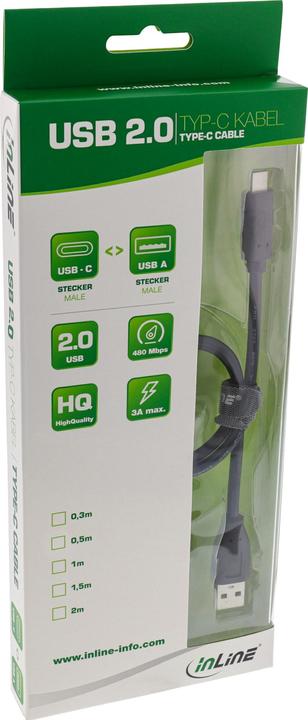 Actual product image InLine USB 2.0 cable (2 m, USB 2.0)