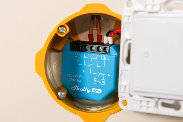 Produktbild Shelly 1L Gen3 (Schaltaktor)