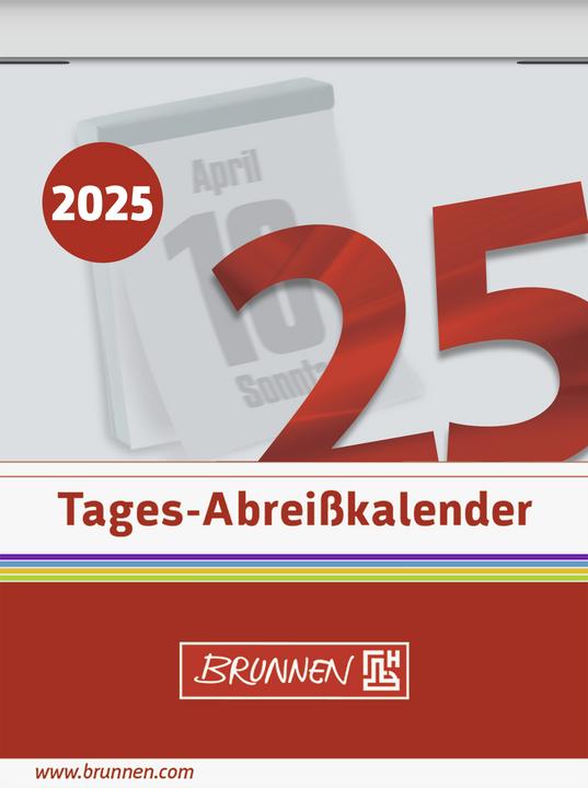 Tear-off calendar 53,6x71mm 2025