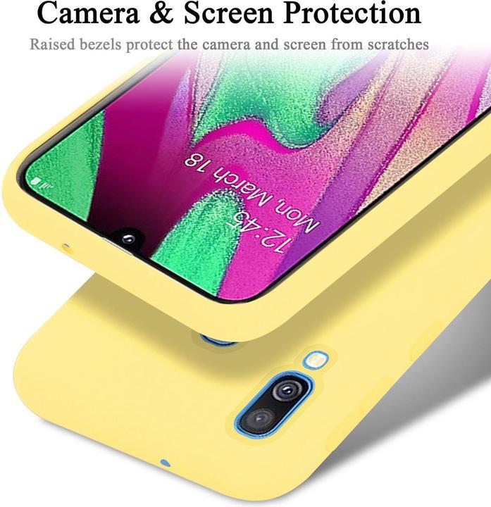 Image du produit Cadorabo TPU Liquid Silicone Case Cover (Samsung Galaxy A40)