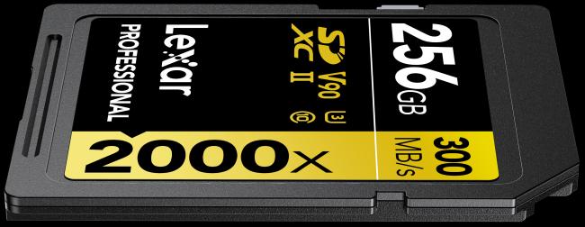 Produktbild Lexar Professional Gold Series (256 GB, SDXC, U3, UHS-II)
