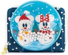 Image du produit Loungefly Disney by Porte-monnaie Snowman Minnie & Mickey Snow Globe