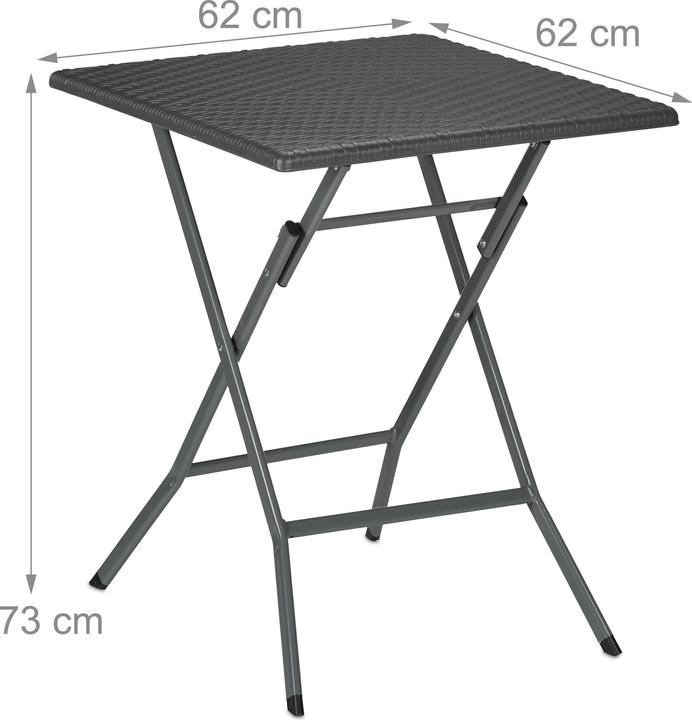 Produktbild Relaxdays Gartentisch (62 cm)