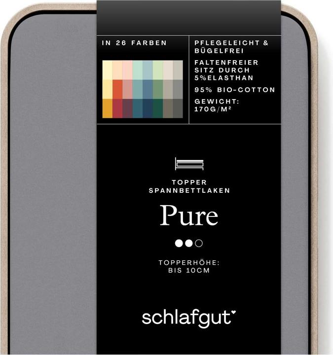 Actual product image schlafgut Pure Topper (90 x 190 - 100 x 220 cm)
