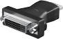 Produktbild Goobay HDMI™ / DVI-D Adapter, HDMI Standard-Stecker (Typ A), Schwarz (DVI, HDMI, 5.40 cm)