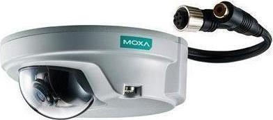 Actual product image Moxa VPORT P06-1MP-M12-CAM80 - EN50155, HD, compact IP camera, M12 connection, 1 audio input (1024 x 768 pixels)