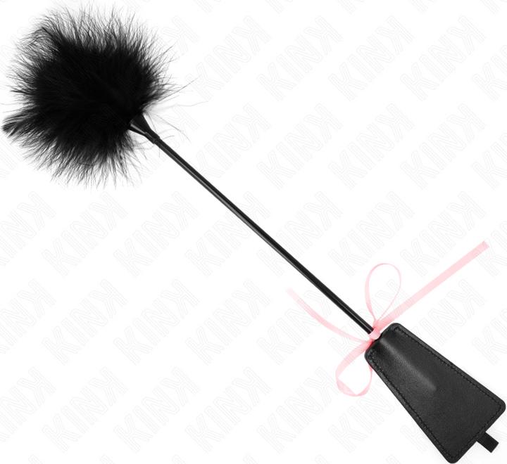 Actual product image Kink Tickle Feathers With Pink Bow 49 cm