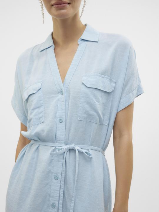 Actual product image Vero Moda VMLINN Kurzes Kleid Hemdblusenkleid (S)