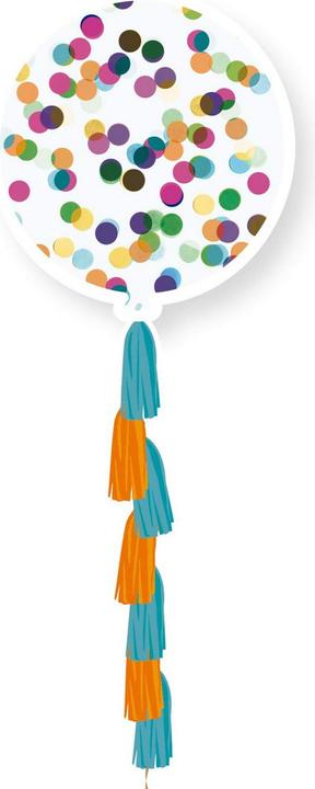 Actual product image Globos Europe Foil Confetti Balloons