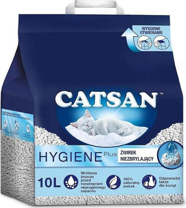 Catsan Hygiene Plus (Biologisch abbaubar, Neutralisierend, Nicht klumpend, 4.82 kg)
