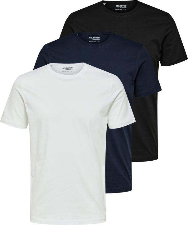 Produktbild Selected Homme 3er-Pack Baumwoll T-Shirt (L)