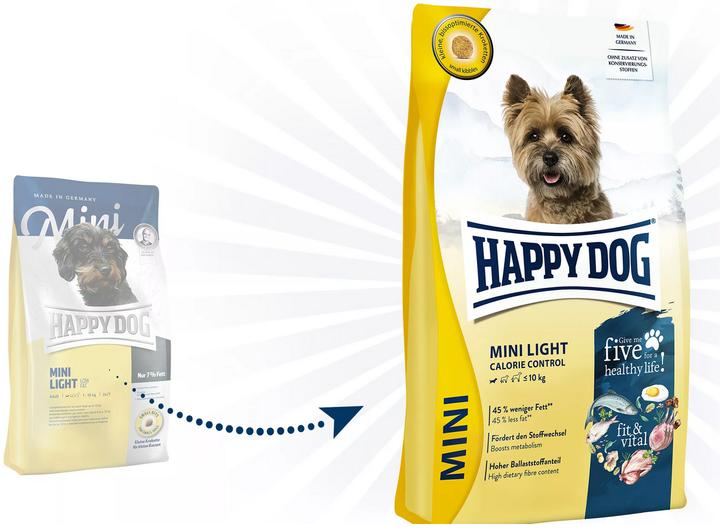 Immagine prodotto Happy Dog Cibo secco Fit & vital Mini Light, 4 kg (Adulto, 1 pz., 4000 g)