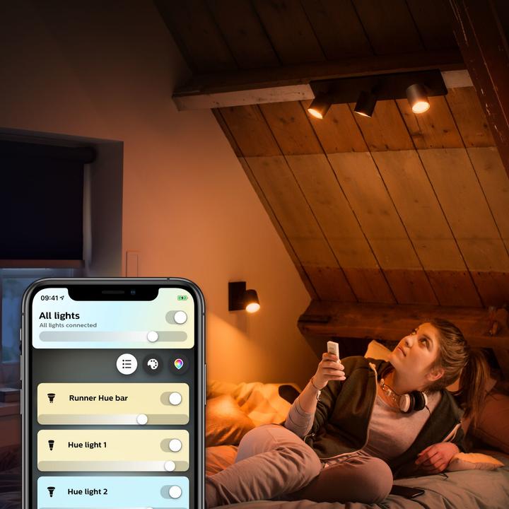 Produktbild Philips Hue Runner inkl. Dimmschalter (1050 lm, GU10)