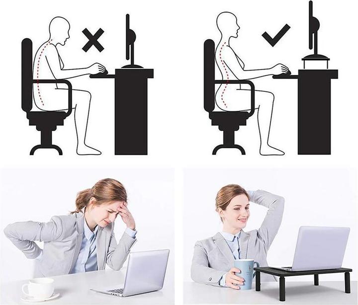 Image du produit Maclean Support pour écran/ordinateur portable 13-32 MC-946 Réglage en hauteur sur 3 niveaux