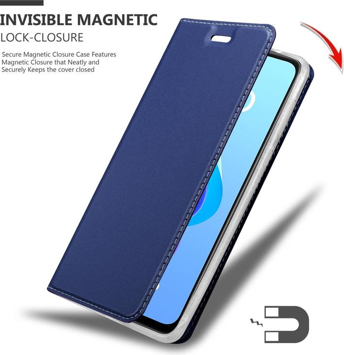 Actual product image Cadorabo Classy Book Case for Oppo A36 / A76 / A96 4G / K10 4G / Realme 9i (Realme 9i, Oppo A76, Oppo A36)