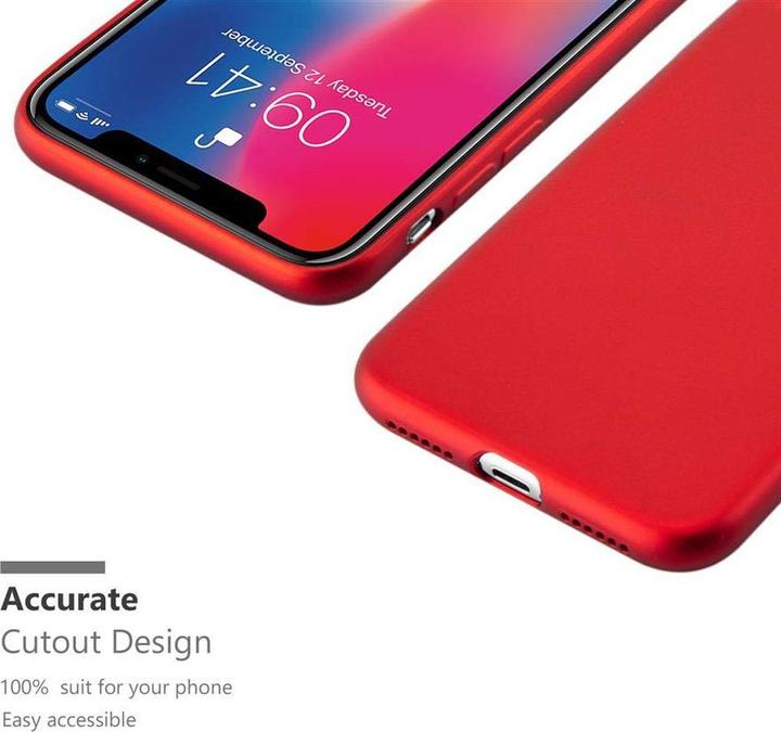 Image du produit Cadorabo Couverture métallique mate TPU (Apple iPhone X)