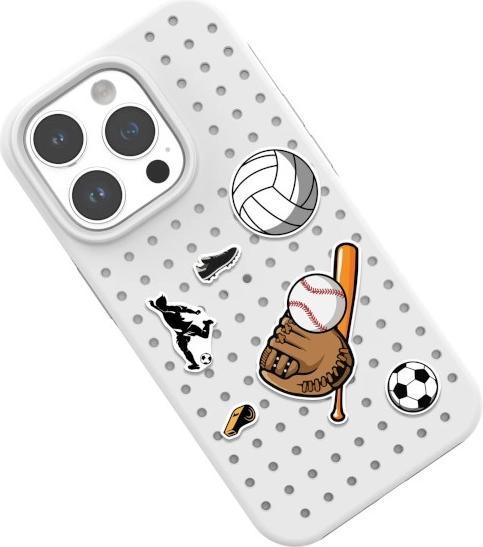 Actual product image Pinifit Zestaw case Pinit Dynamic + Sports Pin iPhone 14 Pro Max 6.7" czarny/black wzór 1 (Apple iPhone 14 Pro Max)