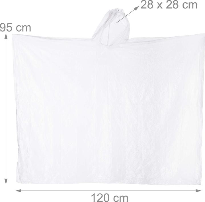 Actual product image Relaxdays 13x rain poncho (13)