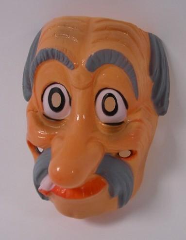 Actual product image Festartikel Müller Mask theatre mask face mask old man brown-white one size fits all