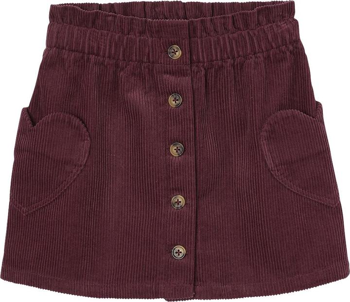 Immagine prodotto Vertbaudet Gonna da bambina in velluto a coste con tasche a cuore (140)